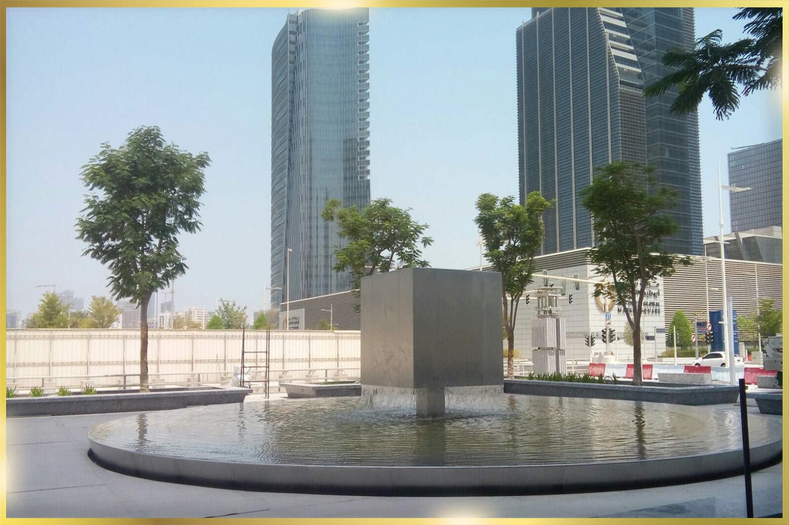 Stainless Steel Landscape Design in Al Hilal Bank