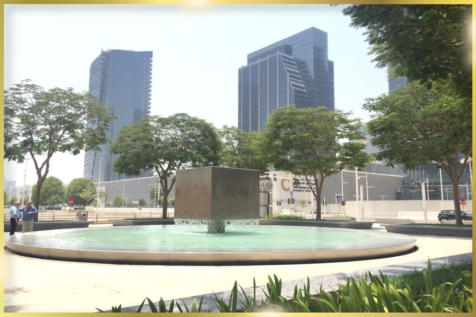 Stainless Steel Water Feature in UAE